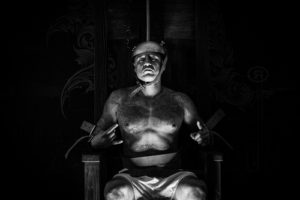 Unauthorized Ink Prisoner in Electric Chair